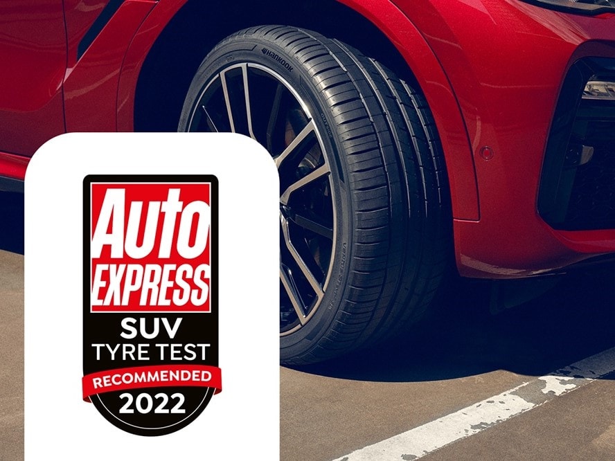 Hankook’s Ventus S1 evo 3 SUV gains ‘Recommended’ award in the Auto Express 2022 SUV Summer Tire Test